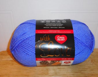 Red Heart, Yarn, With Love,Iris, Purple