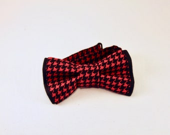 Bowtie/Houndstooth accessories/Houndstooth/Houndstooth wedding/Handmade/Mens Bowtie/Womens Bowtie/Original bowtie/Unique bowtie