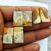 3 Pair Natural Bumble Bee Jasper, 54Cts Bumble Bee Jasper 22-28mm Loose Gemstone Pair for earrings