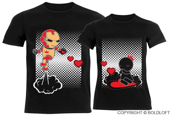 Matching Couples Shirts Ironman Shirt Ironman Gifts