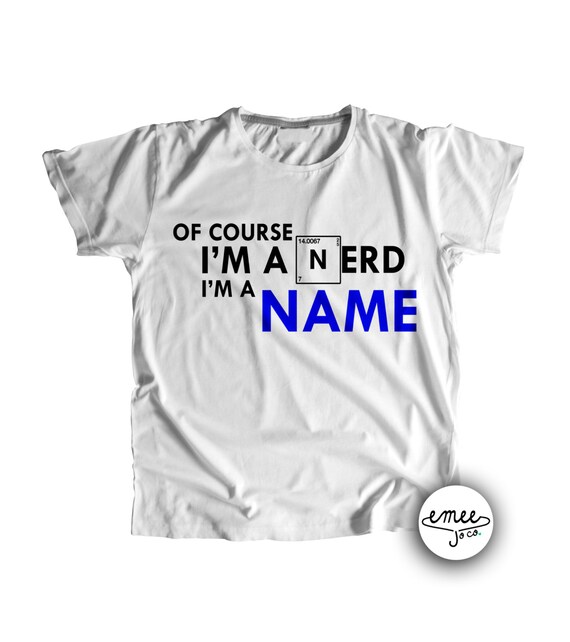 CUSTOM Last Name Shirt Funny Custom Baby Gift Nerd Baby