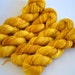 Hand dyed yarn pick your base - Goldenrod - sw merino cashmere nylon fingering dk worsted