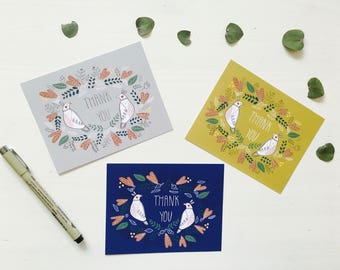 Thank You- note cards set of 10