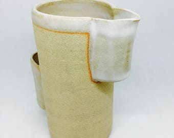 Handthrown stoneware pitcher thrown stoneware jug