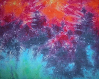 tie dye fat quarter recycled fat quarter art fabric quilt fabric tie dye quilt sustainable fabric tie dye fabric