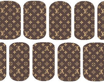 louis vuitton decals for nails Louis vuitton logo | Etsy