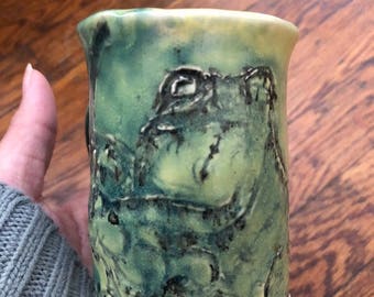 Small Froggy Handmade Ceramic Mug