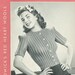 Vintage 1940 Sweater 14 Knitting Patterns E Book PDF Patterns EB105 Jumper Long Sleeve Short Sleeve Cardigan Ladies Woman Women