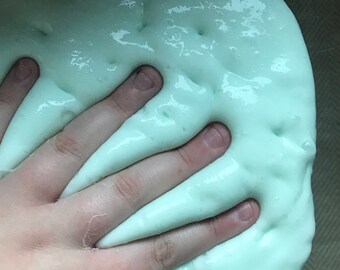 Mint Cream Glossy Slime