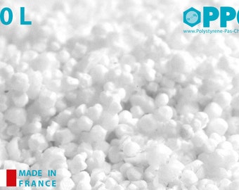 Recycled polystyrene - 50 l beads.