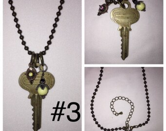 Vintage Key Necklace #3