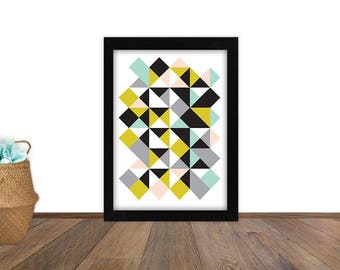 A3 poster - geometric - Scandinavian style