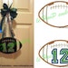 HANGING FOOTBALL Machine Embroidery In Hoop Design 4x4 5x7 6x10 7x12 10x14 ITH Superbowl 12 Fan Seahawk Seattle Patriots