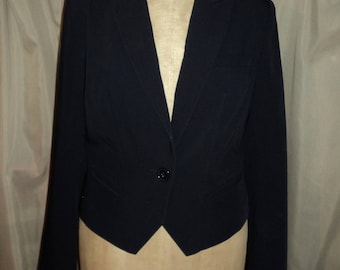 Short Blazer button size 38 Navy Blue (used)