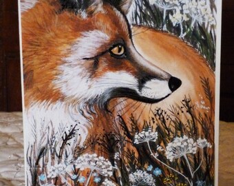 3D Blank card -Mr Reynard (The fox )