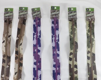 Coats & Clark Separating Molded Camouflage Zipper