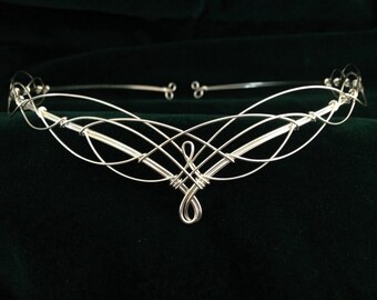 Circlet Headpiece Elven Wedding Tiara Crown Medieval