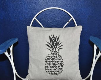 Pineapple linen Cushion cover