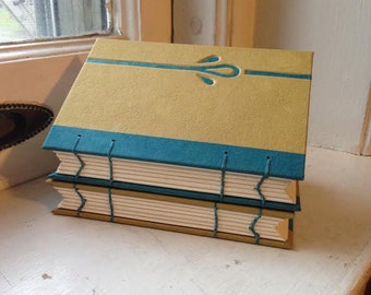Chevron Spine Book with Inset Cover Designs