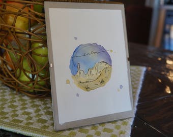 SMALL Landscape Watercolor Originals