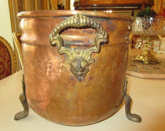 COPPER POT with HANDLES