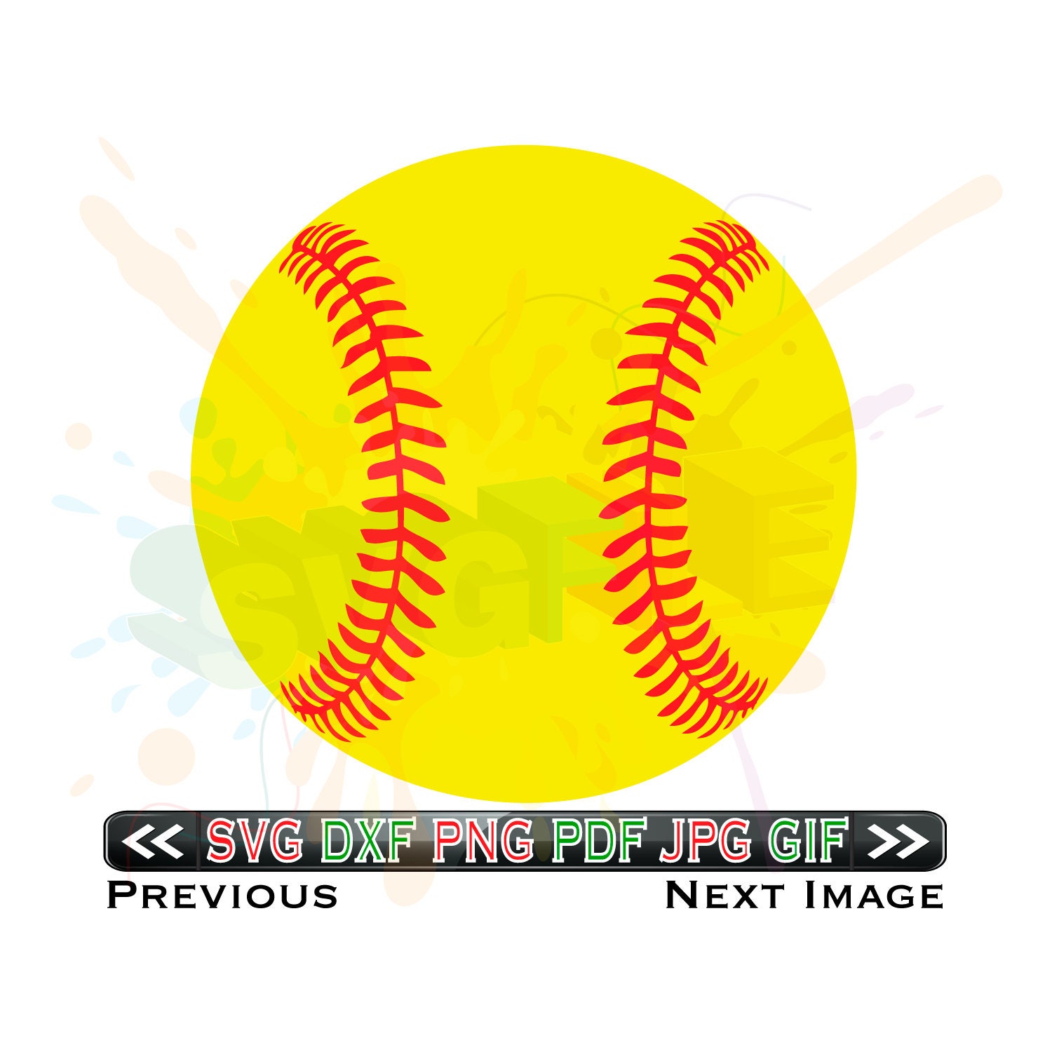 Download Softball SVG Files for Cutting Sports Cricut Designs - SVG ...