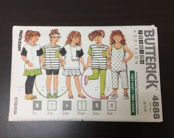1990 Paper Pattern - USED - BUTTERICK 4888