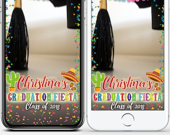 LIMITED TIME! Graduation cap Geofilter Fiesta Class of 2018 Snapchat filter Mexican snap Cinco De Mayo Gift grad College High school #WBs15