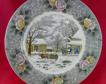 Beautiful Vintage Collectors Plate. Fully Marked.