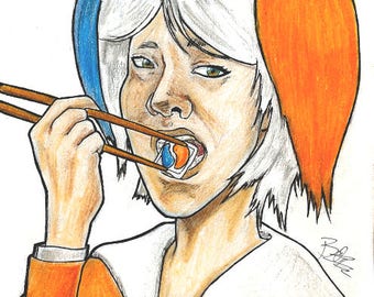 Snacking with Tide Pod-chan