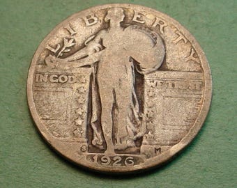 Standing Liberty Quarter 1926-S Good<> # ET3877