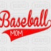 Baseball mom svg