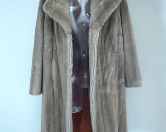 Tissavel France Vintage Faux Fur Coat