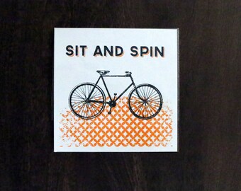 It and Spin- Screen Print - 8 x 8