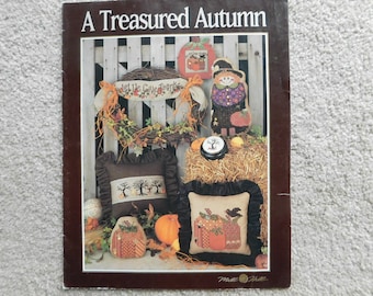 Counted Cross Stitch Pattern A Treasured Autumn by Mill Hill 1997