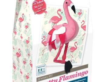 Pretty Flamingo Sewing Kit