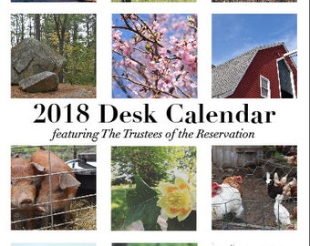 Trustees of the Reservation - 2018 Desk Calendar - Printable!