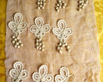 Antique French Tassel Applique