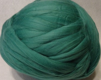 Wool Roving, Merino Wool Roving, Merino Wool, Spinning Wool, Felting Wool, Green Wool Roving - Myrtle Merino Wool Roving - 8 oz
