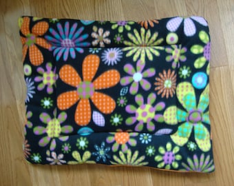 Spring Flowers Puffy Pet Bed
