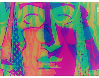 A Cubist Melody Of Spring Art Print, Fine Art, Phil Gennuso, Philip Gennuso, Cubist, Spring, Melody, Color