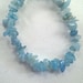 Genuine Aquamarine Nugget stretchy bracelet, Aquamarine bracelet, Aquamarine, Summer jewellery, Aquamarine jewelery, birthstone bracelet