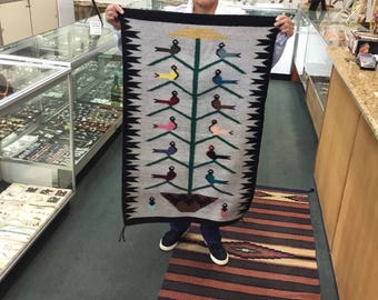 Authentic Navajo Tree of Life Rug