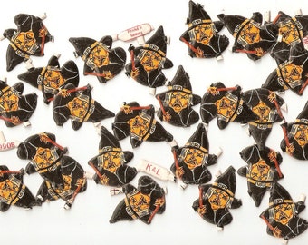 1920s Vintage German Paper Scraps-Halloween Witch Faces