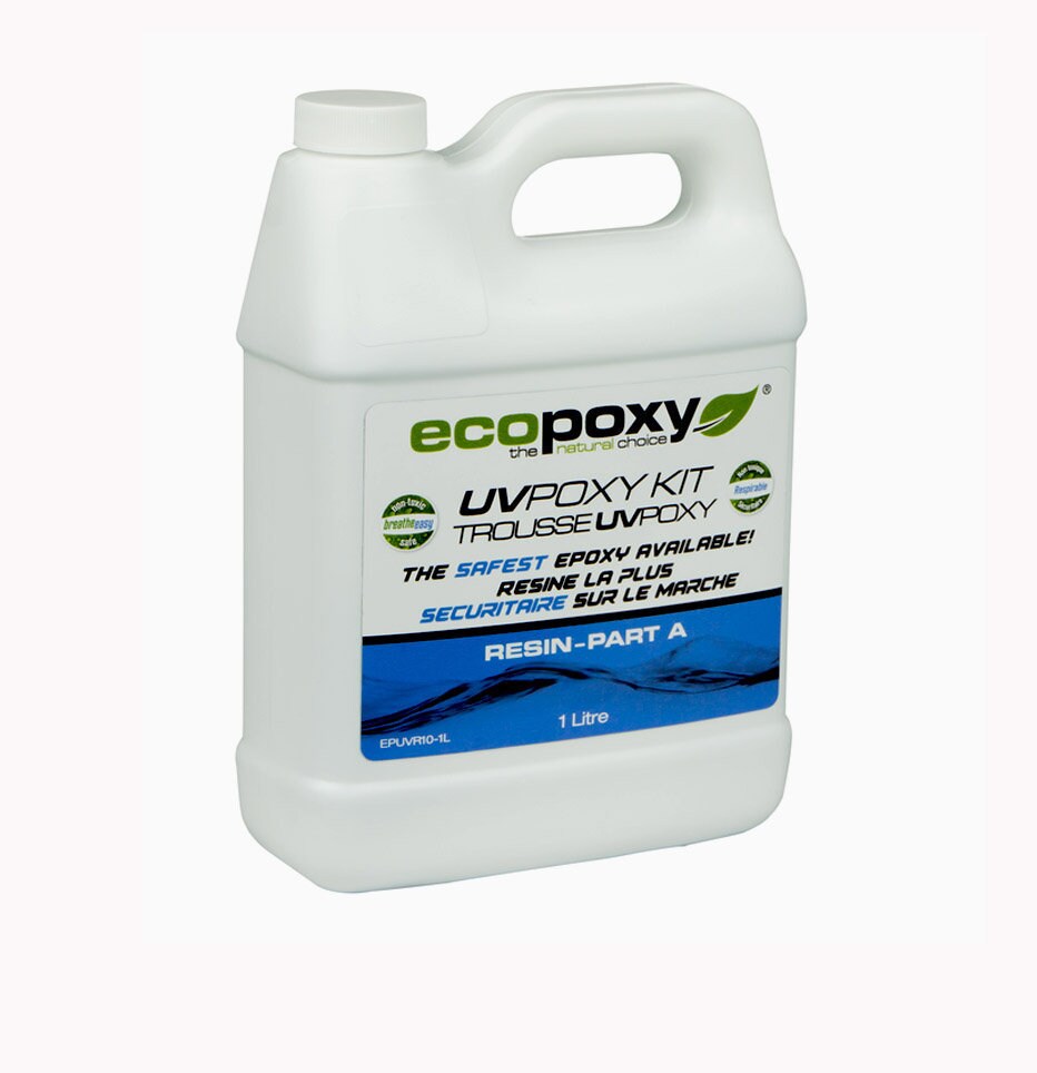 EcoPoxy UVPoxy 500 ML Kit Clear NonYellowing Epoxy Resin