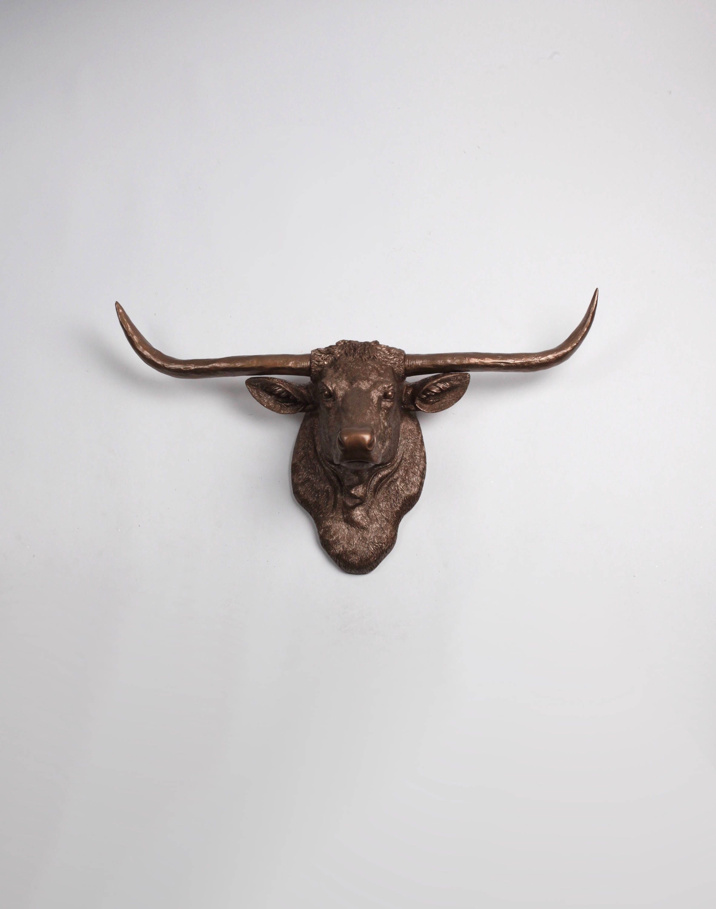 Texas Longhorn Decor The Remington Cow Head Wall Mount