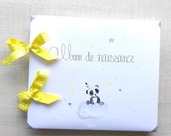 Baby album panda lemon yellow version