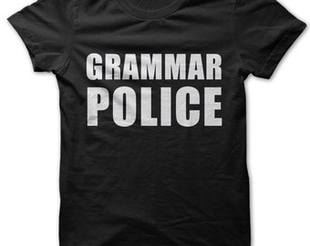 grammar police shirt