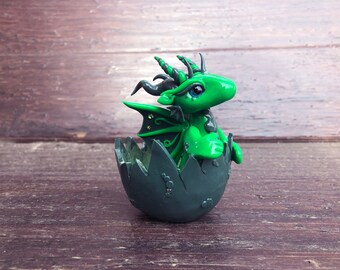 Clay Dragon Figurine Baby Dragon Figurine