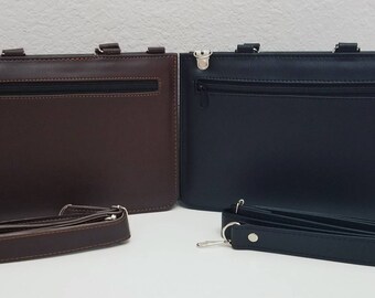 MINI Boys briefcase - JW Kids gift - Ministry organizer - Field Service gift - Publisher gift -Personalized gift - JW - Smooth Faux Leather